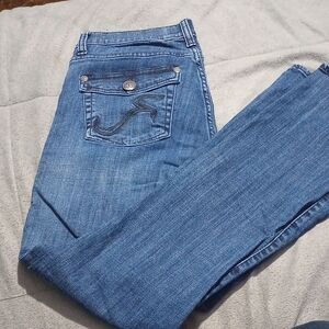 Rock & Republic Classic Blue Straight Leg Jeans